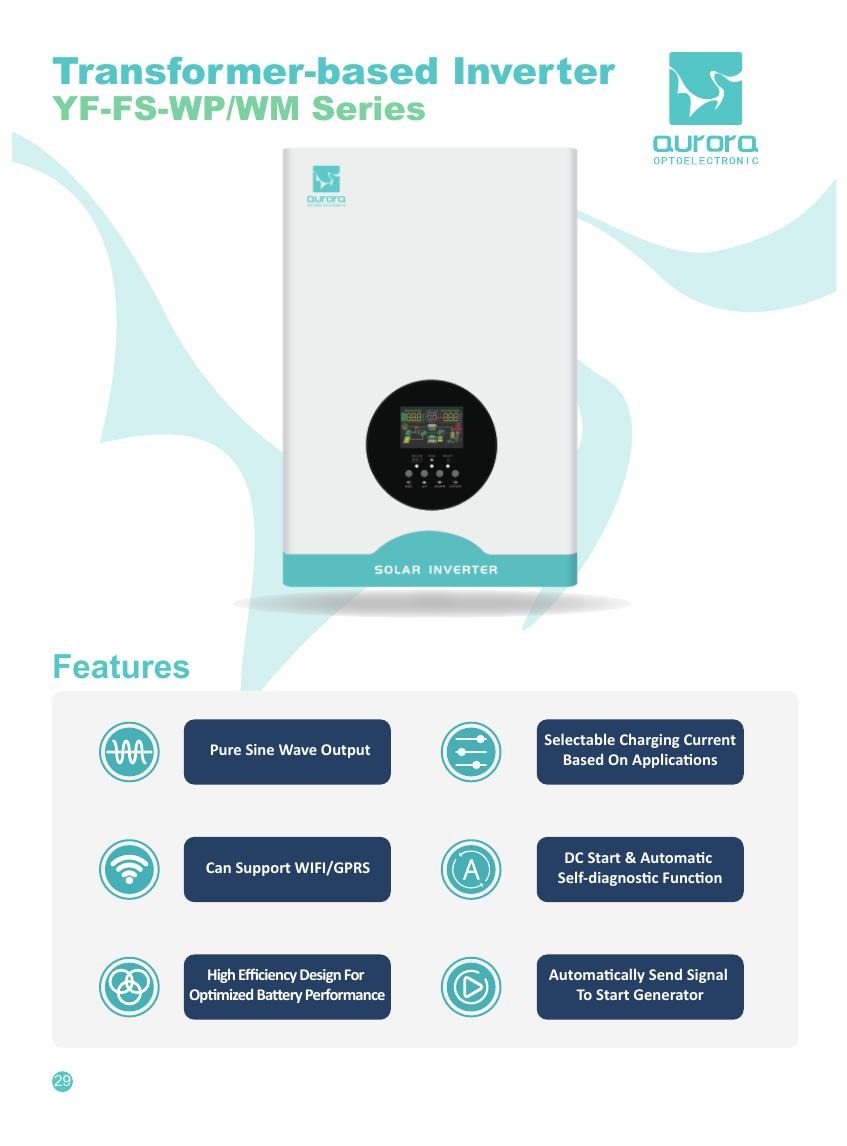 Solar Inverter YF-FS-WP WM Series