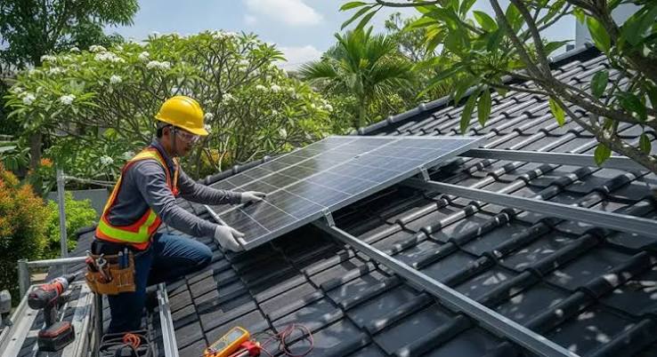 Solar Panel On Grid
